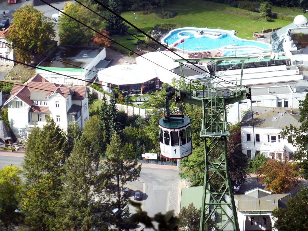 Fahrt mit der Bergbahn Bad Harzburg auf den Burgberg